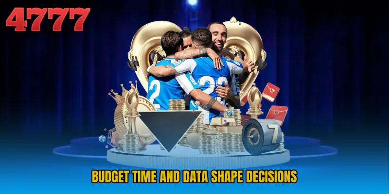 Budget time and data shape decisions
