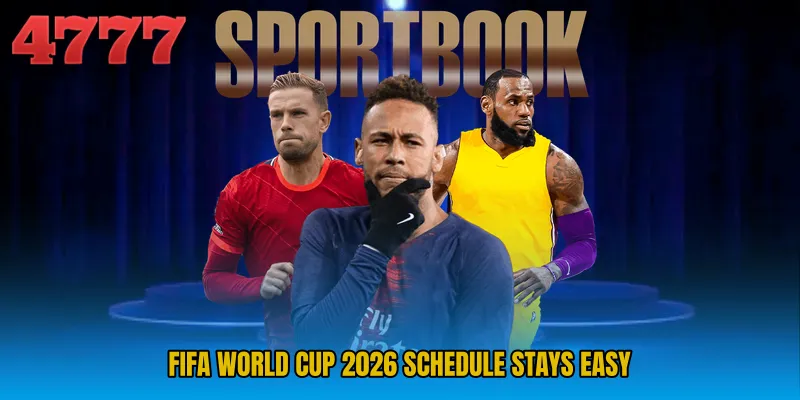 FIFA World Cup 2026 schedule stays easy
